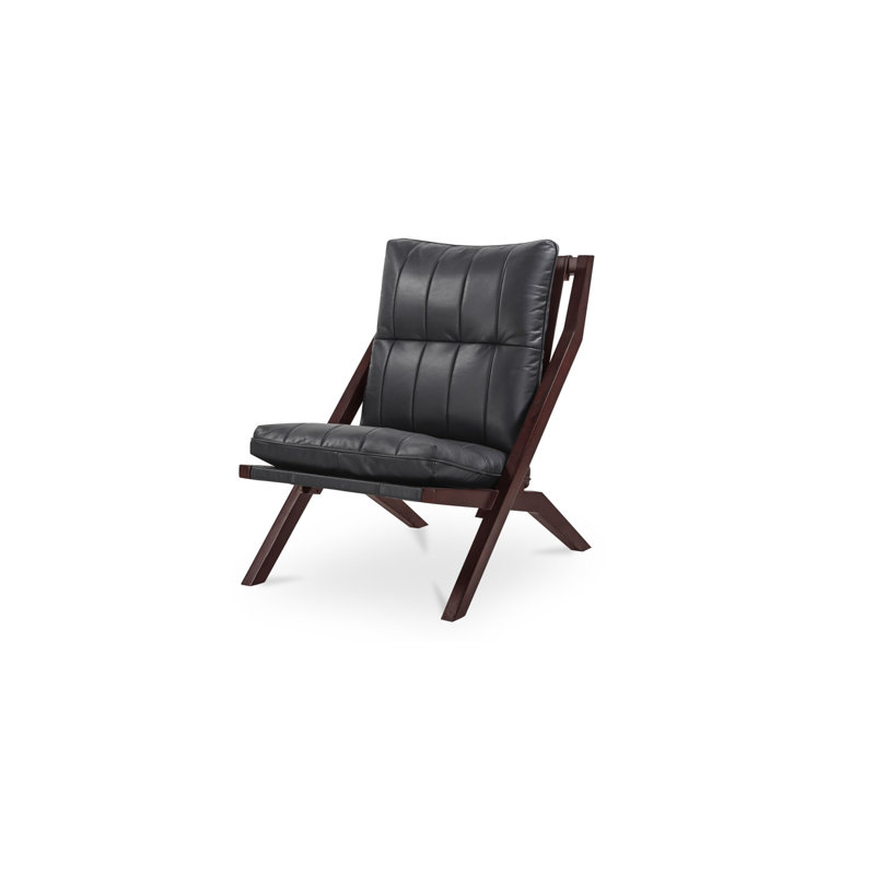 Preston Accent Chair Tan, Black