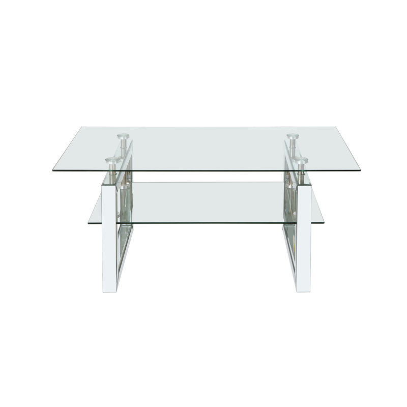 Marik Glass Top Single Coffee Table