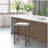 Backless Upholstered Counter Stool 26"H