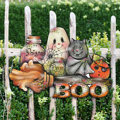 Wood Halloween Decoration
