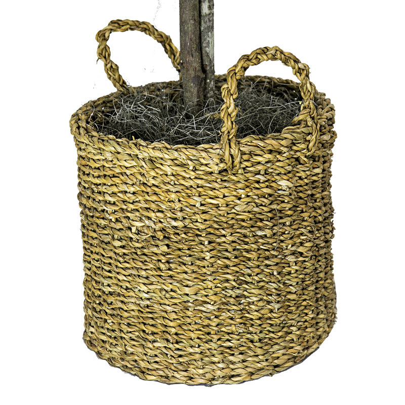 Ficus artificiel 72 po dans un panier