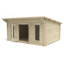 Mendip 17 x 15 Ft. Tongue & Groove Log Cabin-2136384480
