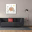 «Baby Elephant» par Farida Zaman, art mural sur toile