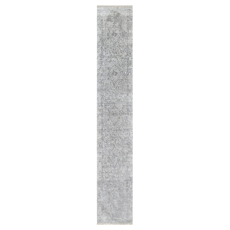 Tapis unique 2 pi 7 po x 16 pi gris