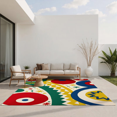 Tapis intérieur et extérieur Chic Curve