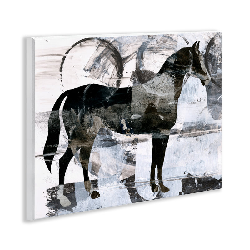 "Cercle et cheval", art mural par Ethan Harper