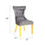 Chaise d'appoint en velours touffeté de 21 po de largeur Jiaruo-1764204710