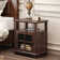 Katishia Manufactured 22.4" Tall Wood Nightstand with Storage and Built-in Outlets