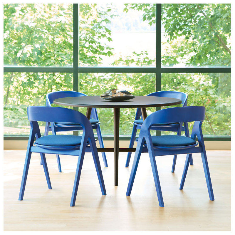 Cooper Upholstered Arm Chair, Ash 870, Pocket Square-Peacock