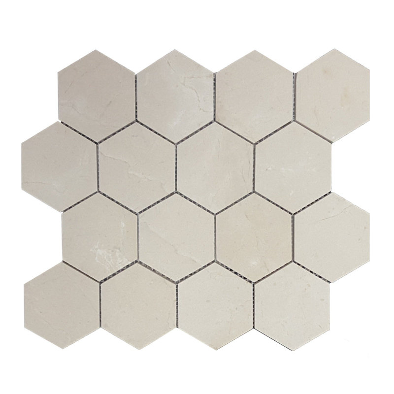 Marble Honeycomb Mosaic Wall & Floor Tile