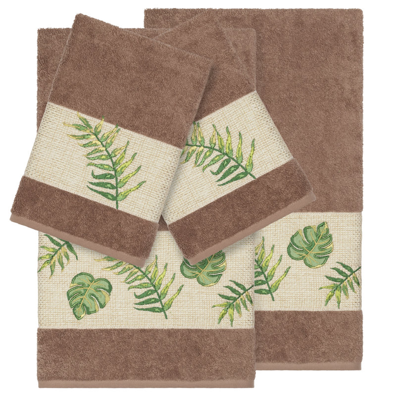 Ensemble de serviettes 4 pièces Zoe, Latte