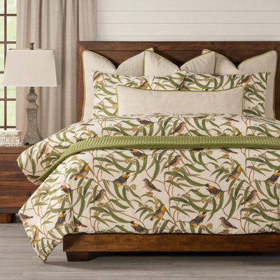 Bird Print Duvet Cover & Insert Set