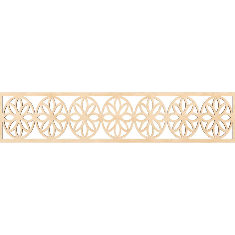 Moulure Blume, H 10 po x l 46,75 po x P 0,25 po, Bouleau