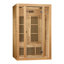 Dynamic Saunas Seattle 2-Person Low EMF FAR IR Sauna in Canadian Hemlock