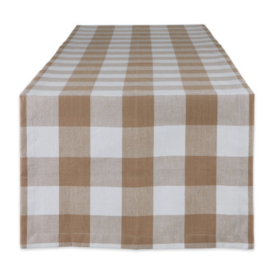 Wausa Gingham 100% Cotton Table Runner