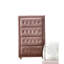 Commode rose en tissu