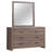 Axat 6-drawer Dresser with Mirror Barrel Oak-92597328