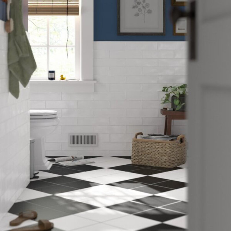 Bayou 3x12 Matte Ceramic Subway Tile, Pure White