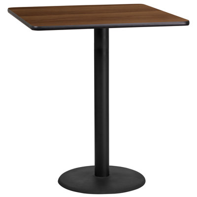 Jack Square Laminate Table Top with Table Height Base