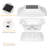 Low Voltage Solar Powered Integrated LED Fence Post Cap Light 5 In. X 5 In. with Base Adapter Included Pack