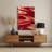 Abstract Landscape 17 Red Metal Wall Art-723874638