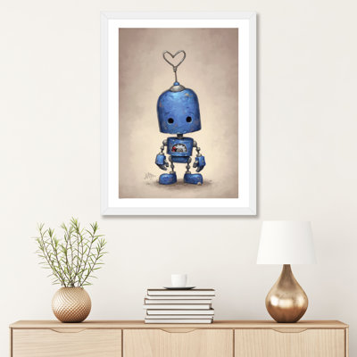 Décoration murale bleue pour enfants
