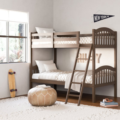 Long Horn Twin Over Twin Solid Wood Standard Bunk Bed by Storkcraft