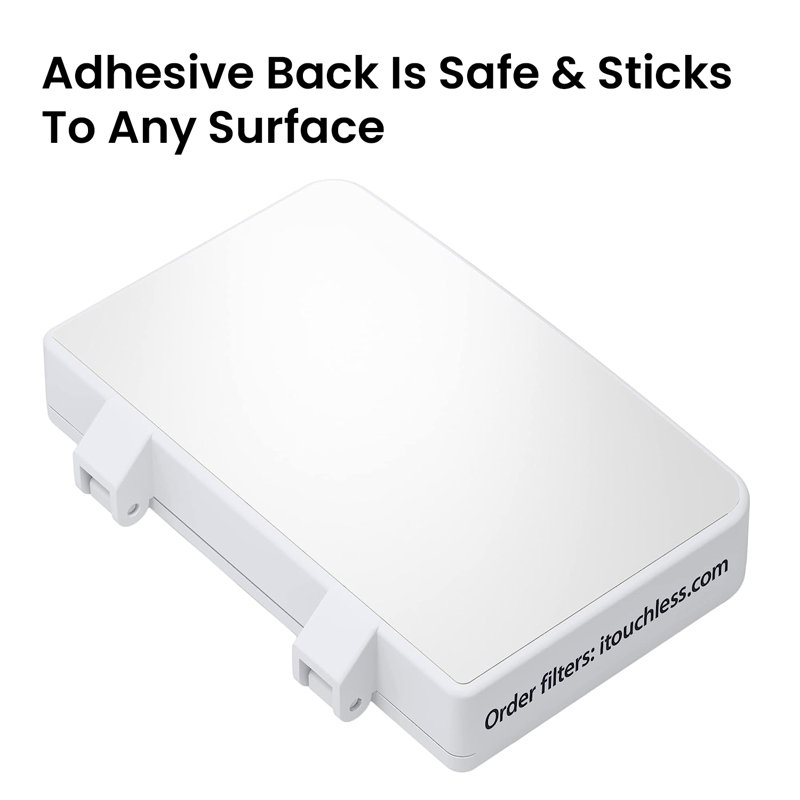 Ensemble de désodorisant Itouchless Absorbx avec désodorisant remplaçable, filtres à charbon actif désodorisants Stick On élimine les odeurs dans la poubelle, seau à couches, réfrigérateur, placard, chaussures, casier (paquet de 2)