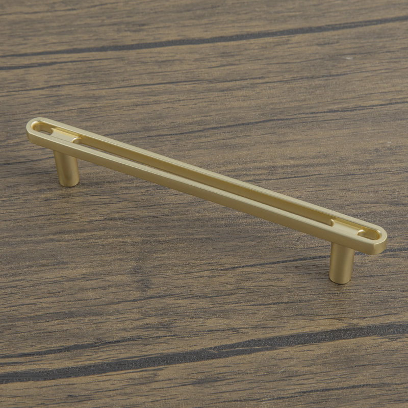 5" Center Bar / Handle Pull Multipack, Light Brushed Brass