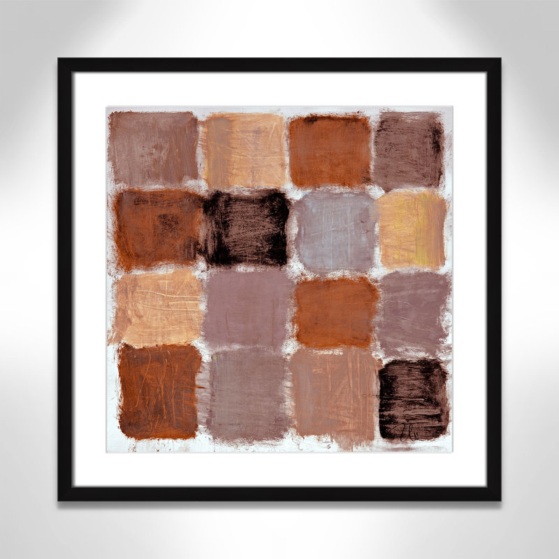Reproduction de poudrière à motif de reflets d'épices par Casa Fine Arts, H 23,5 po x l 23,5 po x P 1,25 po