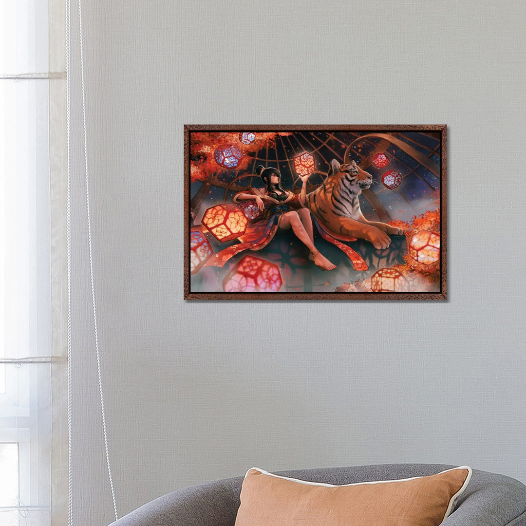 Weather Goddess von Ivy Dolamore - Galerie-verpackte Leinwand Giclée auf Leinwand