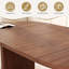 Extendable Oval Dining Table With Fluted Base-131600347