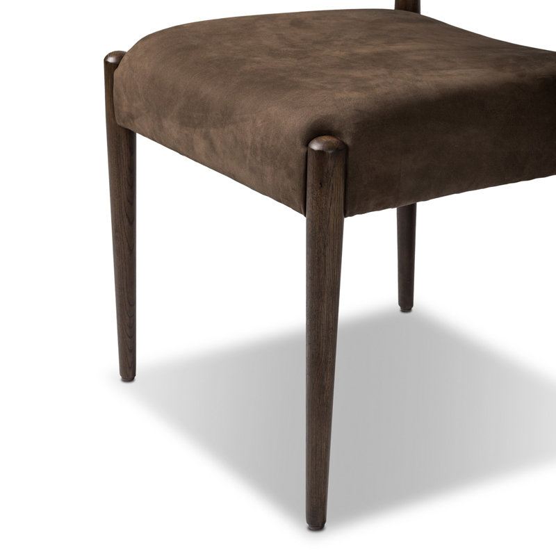 Jayla Upholstered Dining Chair, Burnt Oak, Burnt Oak