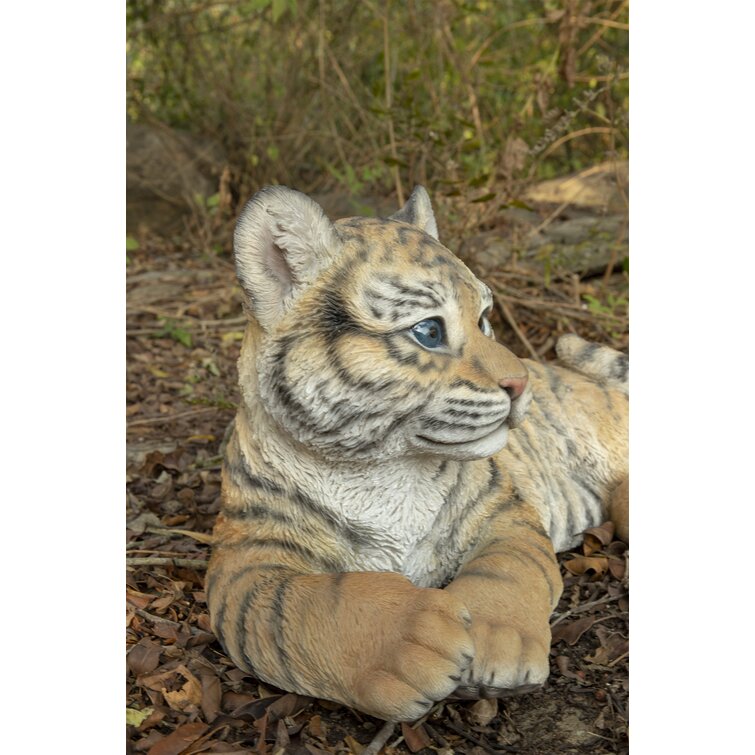 Hi-Line Gift Tiger Cub Sitting Statue