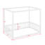 Canopy Frame Floor Bed With Fence-1644402273-1644402298
