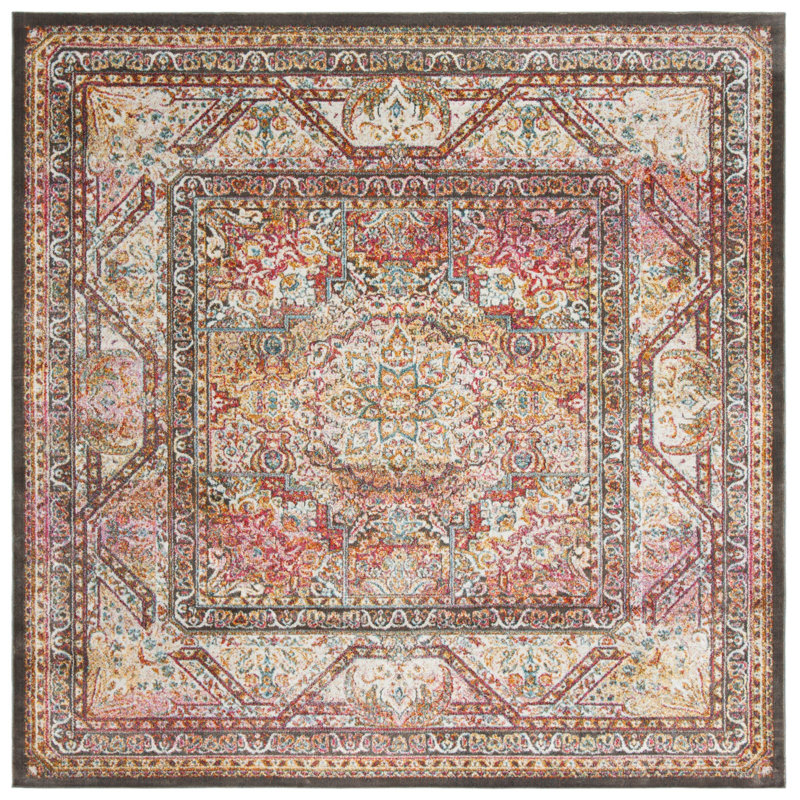 Tapis à chevrons Performance Marques, Carré 6 pi 7 po