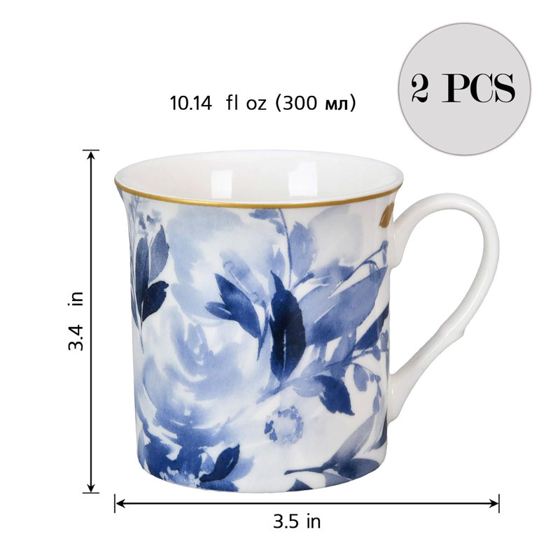 Ensemble de 2 tasses en porcelaine Mizukia Victoria Victoria STP J-229584 Victoria Bella