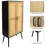 Farmhouse Wooden Storage Cabinet with Shelf