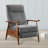 Saugus Wood Arm Push Back Recliner
