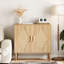 Solid Wood Single Storage Cabinet ( 79cm H x 80cm W x 35cm D)