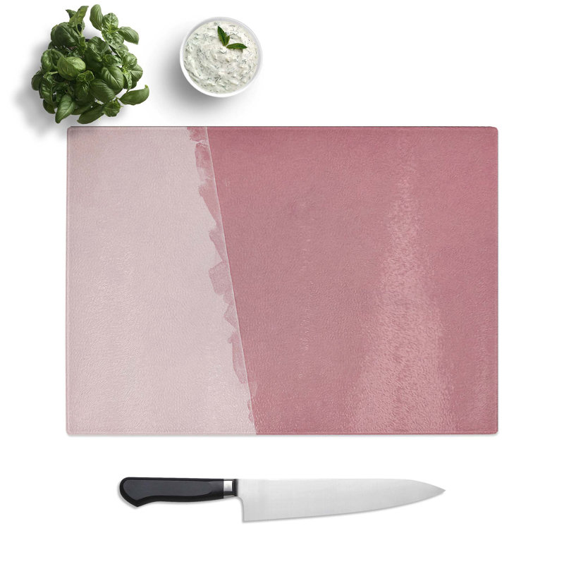 Tempered Glass Towards the Top in Abstract Chopping Board, 39 cm W x 28.5 cm L