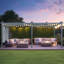 Pergola en aluminium avec auvent Aoodor-97922609-86865222