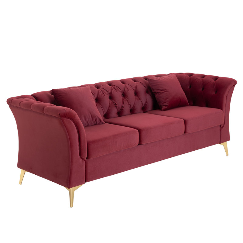 Causeuse Dominyc, Rouge