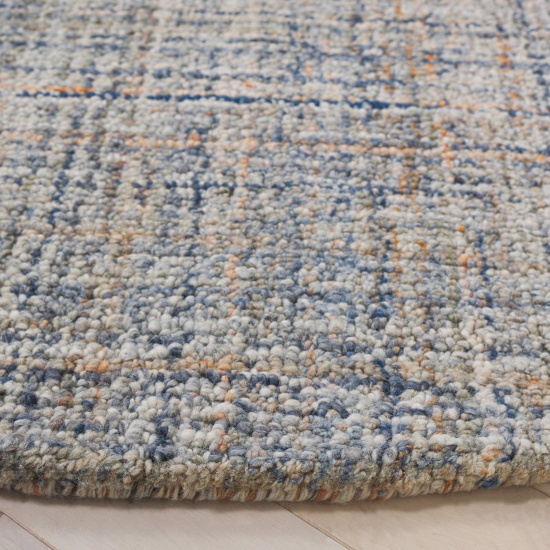Larey Hand Tufted Performance Rug, Round 6'