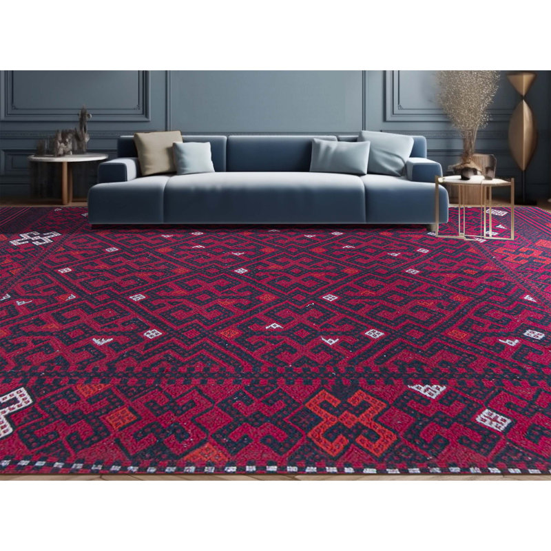 Afghan One-of-a-Kind 6'8" X 9'9" Area Rug