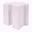 Ensemble de 3 tables de casse-têtes artistiques, tables d'appoint modulaires MGO avec emboîtement (2 convexes et 1 concave), capacité de 200 lb pour l'intérieur et l'extérieur-2046357897