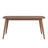 Faught Mid-Century Modern Tapered Dining Set - Leather, 63" Dining Table And 4 Chairs-477853676-477853674