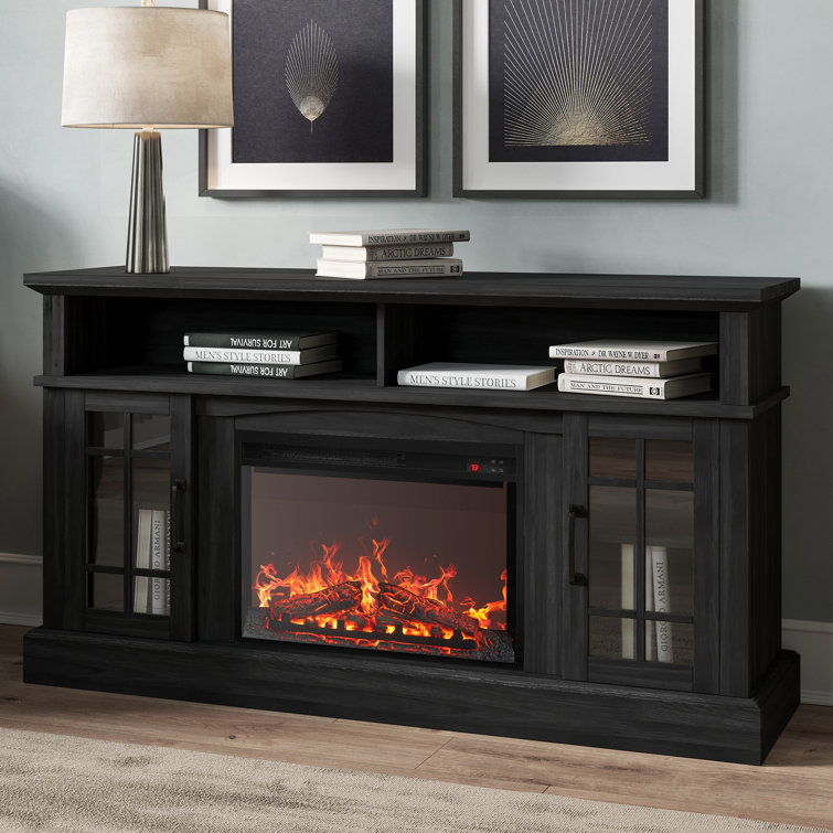 Kehaulani65" Media Console TV Stands with Electric Fireplace