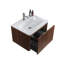 U046-Etna24W-304 Meuble-lavabo de 24 po en noyer rayé avec lavabo en céramique Etna