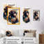 Mignon singe, art floral II - impression-1994485109-1994485106